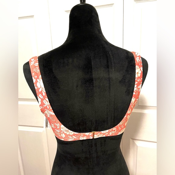 JCrew Swim Tie Front Square Neck Bikini Top Sz XS - Picture 6 of 14